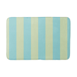 Weiches Pastell-Streifenmuster – Limettencreme & N Badematte
