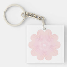 Weiches Pastellrosa Grafik-Blume