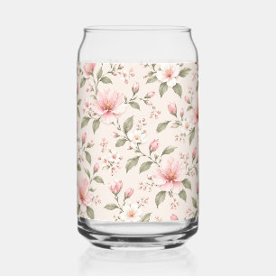 Weiches Rosa Kirschblüten-Blumen-Nahtloses Muster Dosenglas