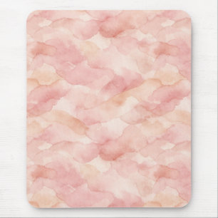 Weiches rosa modernes abstraktes Designmuster Mousepad