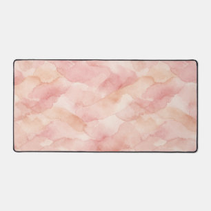 Weiches rosa modernes abstraktes Designmuster Schreibtischunterlage