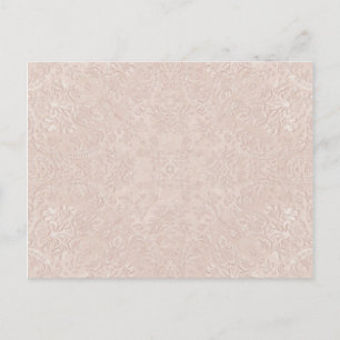 weiches rosa Spitzenhintergrund Postkarte