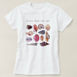 Weiches Strand-Schalen-Muster-Design T-Shirt