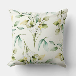 Weiches und hübsches botanisches Design  Kissen