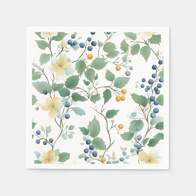 Weiches, von der Natur Inspiriert Design Serviette (Vorderseite)