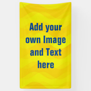 Weiches Wellensteigungsgelb + Ihre Ideen Banner