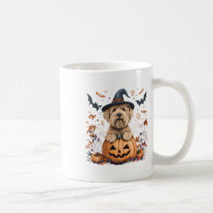 Weiches Wheaten Terrier Pumpkin Halloween als Kaffeetasse