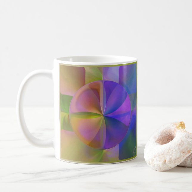 Weichfarbe Kaffeetasse (Mit Donut)