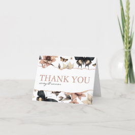 Weichfloralmatten mit Foto Dankeskarte