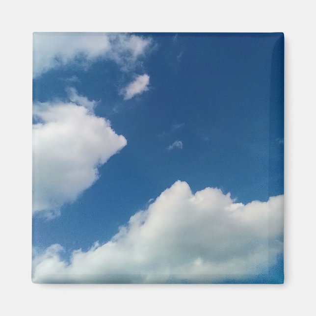 Weichheit gegenüber den Wolken Magnet (Vorne)