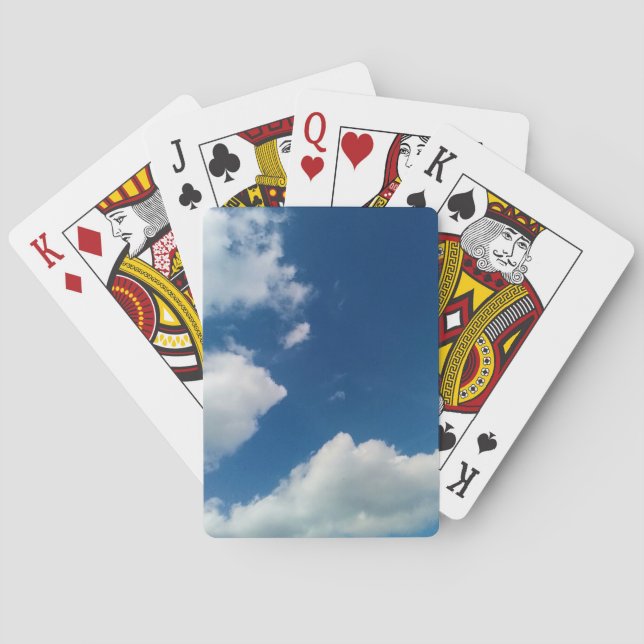 Weichheit gegenüber den Wolken Spielkarten (Rückseite)