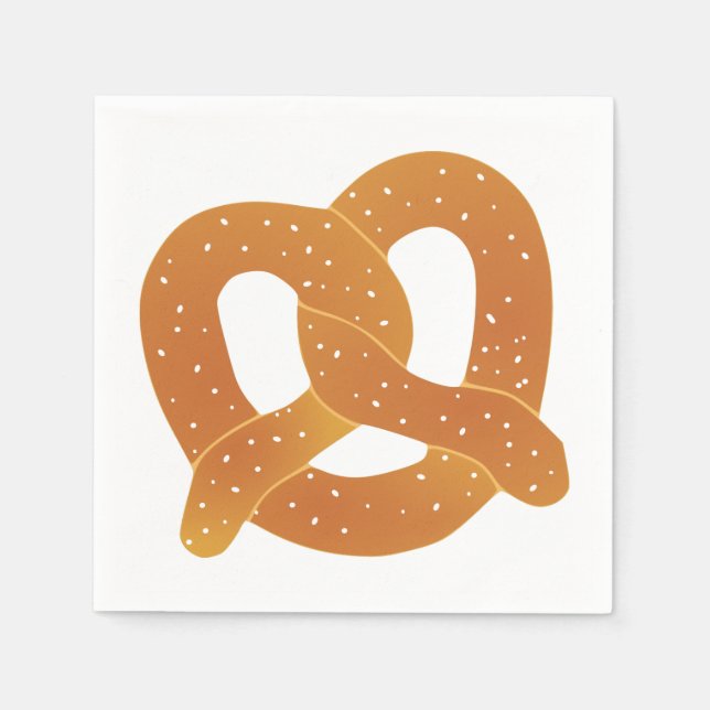 Weichprätzel Serviette (Vorderseite)