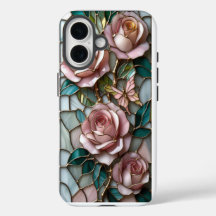 Weichrosa Rosen aus Luxuriös gepolstertem Glas