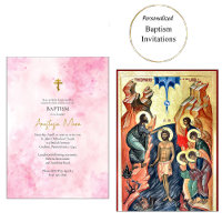 Weichrosa Wolken Orthodoxe Christliche Taufe