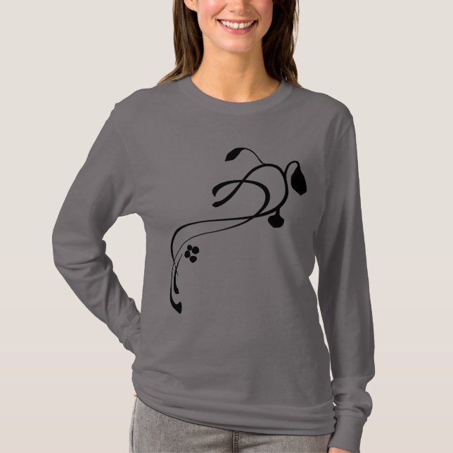 Weichschwarz T-Shirt (Vorderseite)