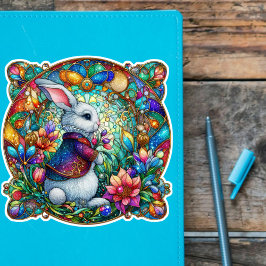 Weichteil-Osterkaninchen Aufkleber