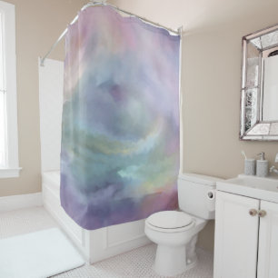 Weichteile   Dreamy Mled Rainbow Mottle Duschvorhang