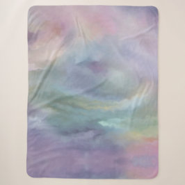 Weichteile | Dreamy Mled Rainbow Mottle Sherpadecke