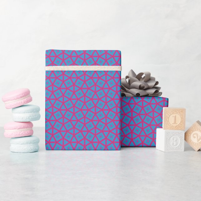 Weichteilgeometrie Geschenkpapier (Babyparty)