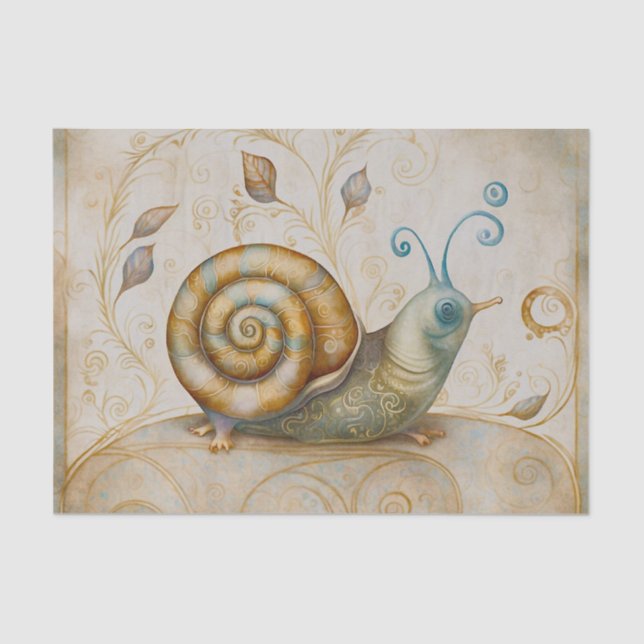 WeichtennisSchnecke Seidenpapier (Vorderseite)