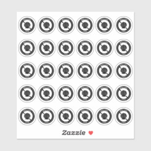 Weichtierfreie Hochzeitsplatzkarte Mini-Nahrungsmi Aufkleber