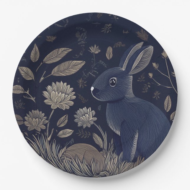 Weichtrabbit Pappteller (Vorderseite)