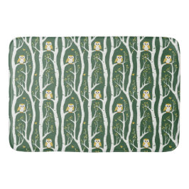 Weichtuch- und Birkenbaummuster Badematte