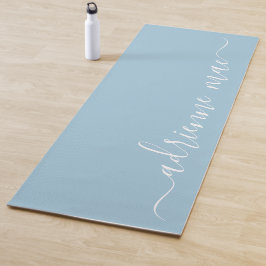 Weichweiser Personalisierter Name Yogamatte