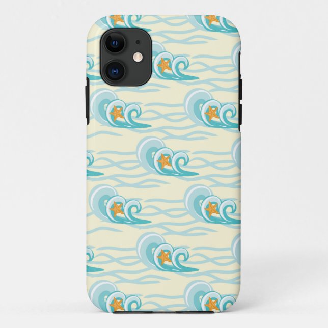 Weichwellenmuster Case-Mate iPhone Hülle (Rückseite)