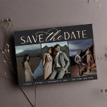 Weichzeichnen | Drei Fotos Save the Date Folieneinladung<br><div class="desc">Eine moderne Save the Date-Karte,  die für drei Fotos mit vertikaler Verlobung konzipiert wurde,  die nebeneinander angeordnet sind. "Save the Date" erscheint unter Ihren Fotos in Rose Goldfolienblock und Schriftzeichen,  zusammen mit Ihren Namen,  Hochzeitstermin und Hochzeitsort. Personalisieren Sie den Rücken mit weiteren Details,  wie z.B. Ihre Hochzeitswebsite.</div>