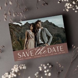 Weichzeichnen Single Horizontal Foto Wedding Save The Date