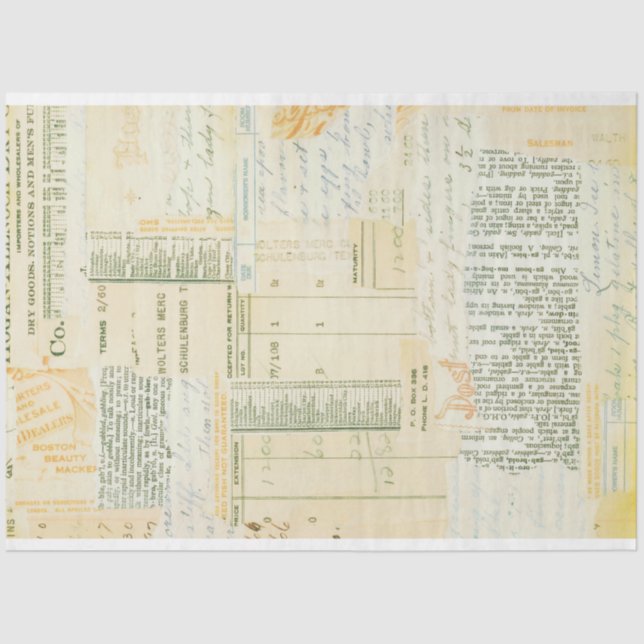 Weichzeichnen Vintag Seidenpapier (Vorderseite)