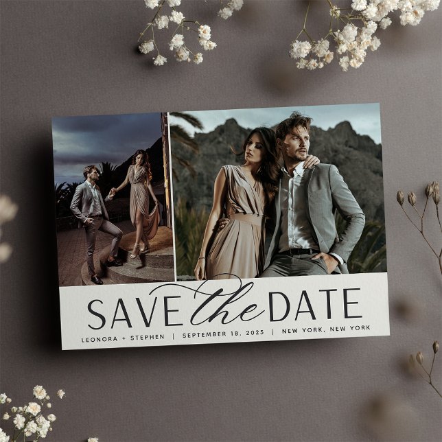Weichzeichnen | Zwei Fotos Hochzeit Save The Date (Von Creator hochgeladen)