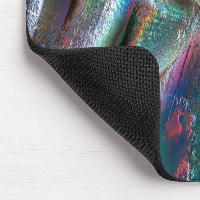 Weichzeichner aus psychedelischer Woody, digital r Mousepad (Ecke)