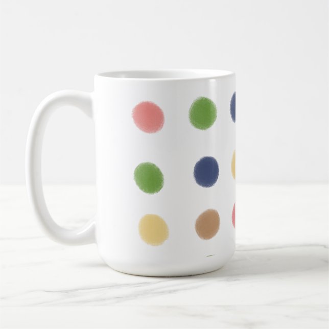 Weichzeichner Originelles, zeitgemäßes Farbmuster Kaffeetasse (Links)