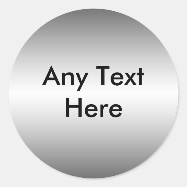 Weichzeichner Runder Aufkleber (Vorderseite)