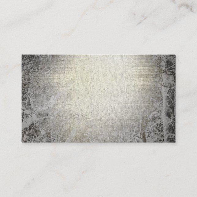 Weide-Baum-weise hölzerne Baum-WaldVisitenkarten Visitenkarte (Vorderseite)