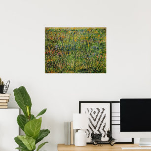 Weide in Bloom von Vincent van Gogh Poster