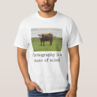 Weide Laune – Kuh Foto T-Shirt