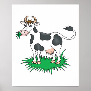 Weidekuh Poster