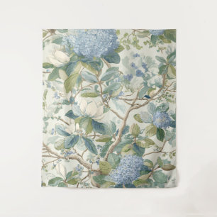 Weiden Kleine Magnolie Tapete Floral Coastal Wandteppich