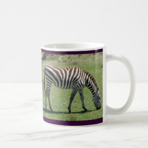 Weiden lassen des Zebra, der Zebra weiden lässt Kaffeetasse