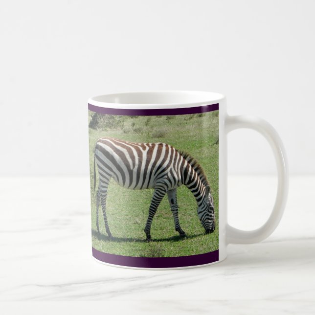 Weiden lassen des Zebra, der Zebra weiden lässt Kaffeetasse (Rechts)