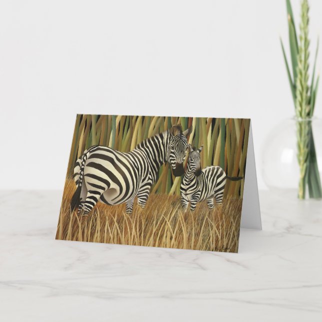 Weiden lassen im Gras Notecards Karte (Vorderseite)