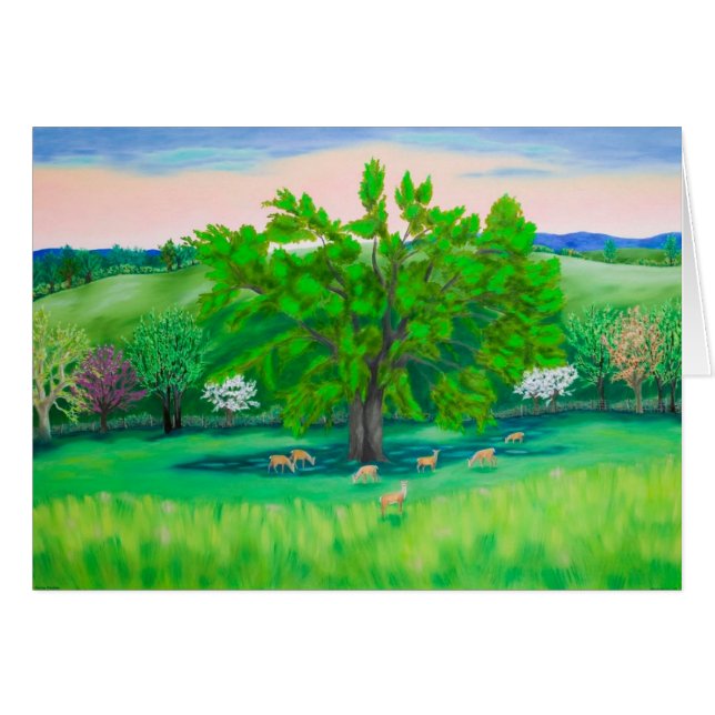 Weiden lassender Frühling (Vorderseite (Horizontal))