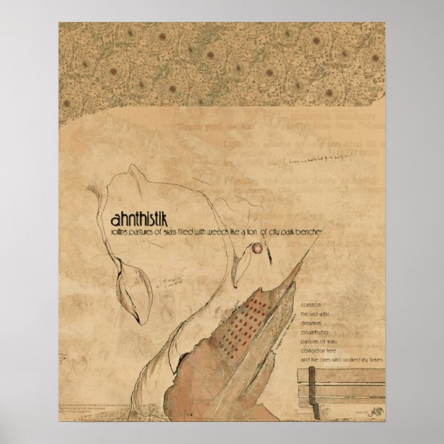 Weiden von Gras... Poster (Vorne)