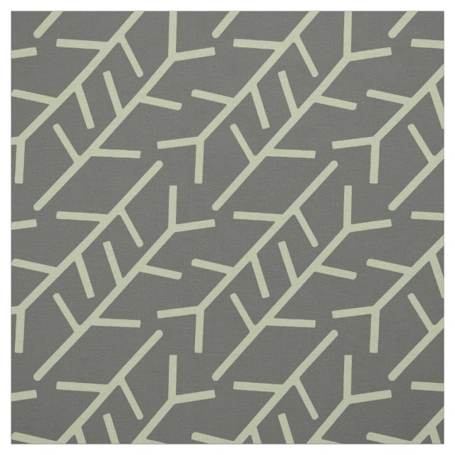 Weidengrauer Stamm Stoff (Muster)