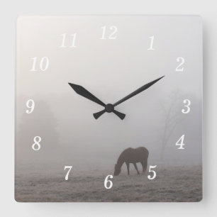 Weidenhalle Quadratische Wanduhr