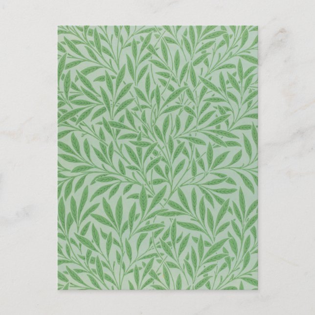 Weidenmuster, William Morris Postkarte (Vorderseite)