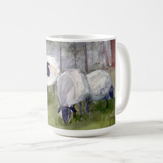 Weideschaf Kaffeetasse (VorderseiteRechts)